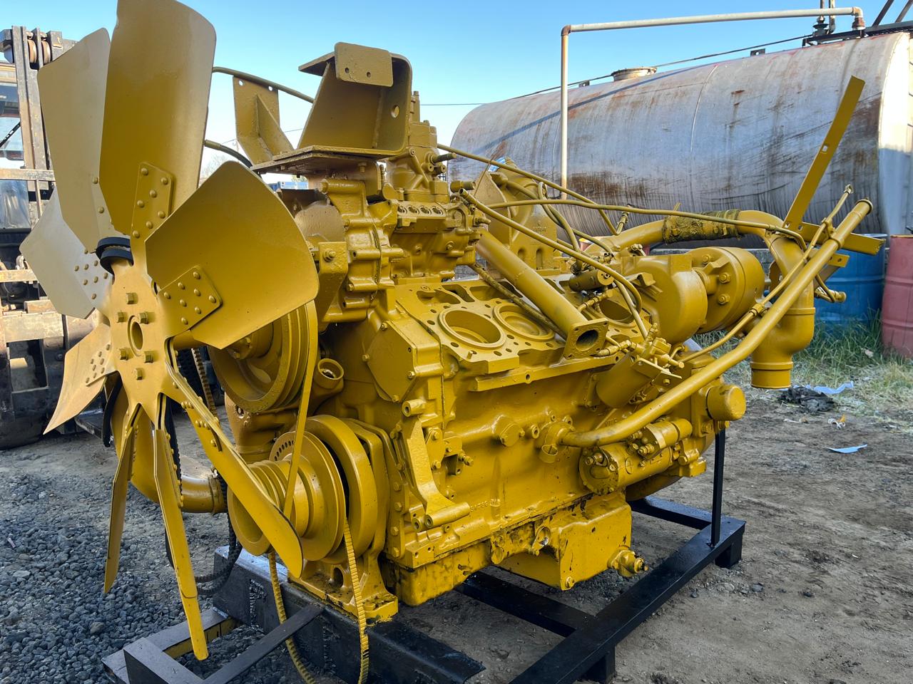 Caterpillar 3408 Engine with Torque Converter for Spares - Image 4