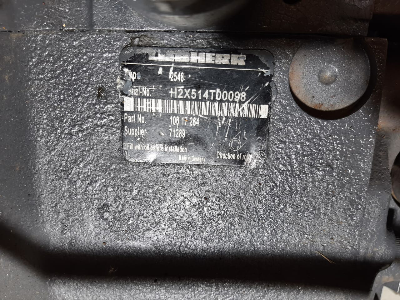 Linde Liebherr 2548 Hydraulic Drive Motor - Image 7