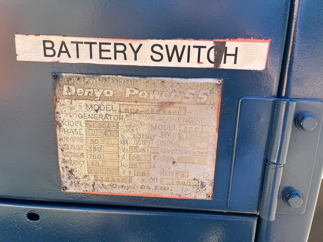 Isuzu 6BD1 Generator 50kVA - Image 18