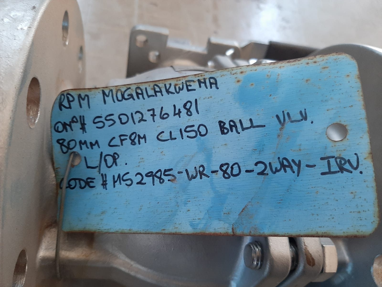 Stainless Steel Ball Valve Class 150 Flanged End CF8M - Image 4
