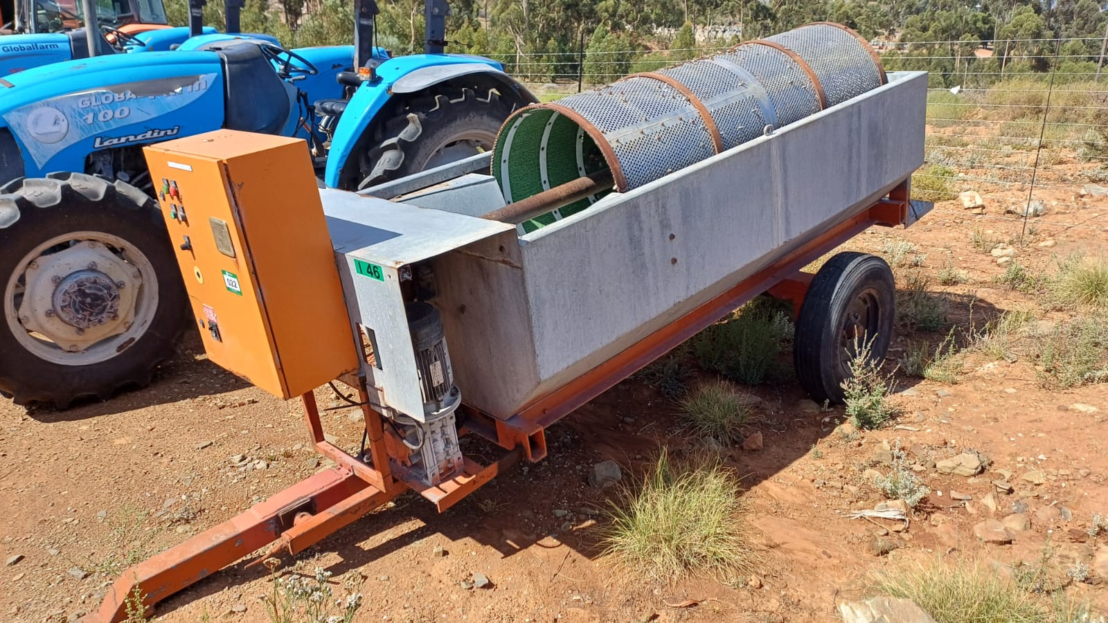 Rotary Vegetable Washer Machine