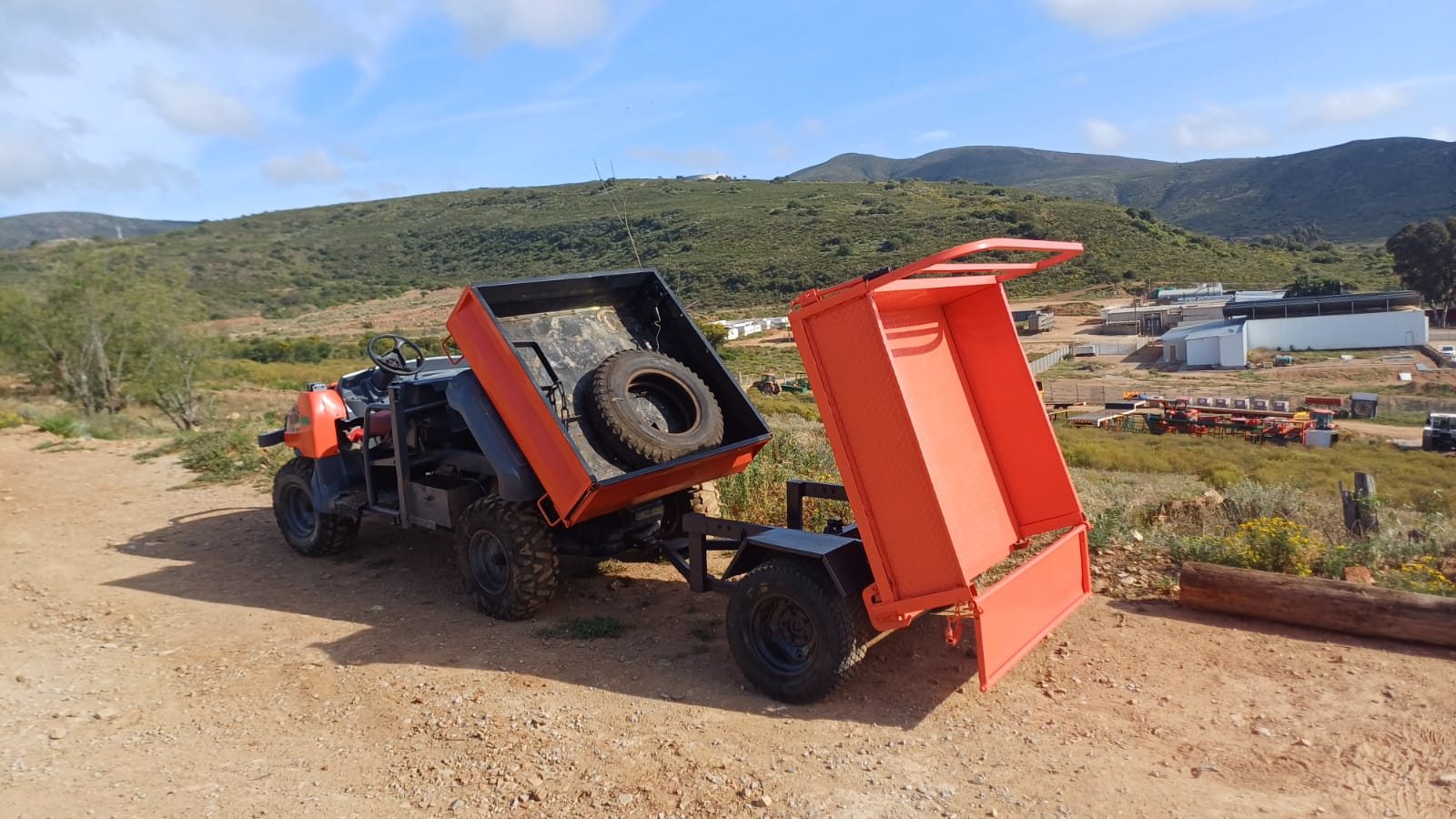 Kubota RTV Tipper Trailer