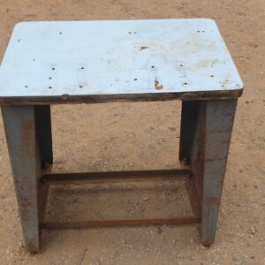 Steel and Wood Workbench Table