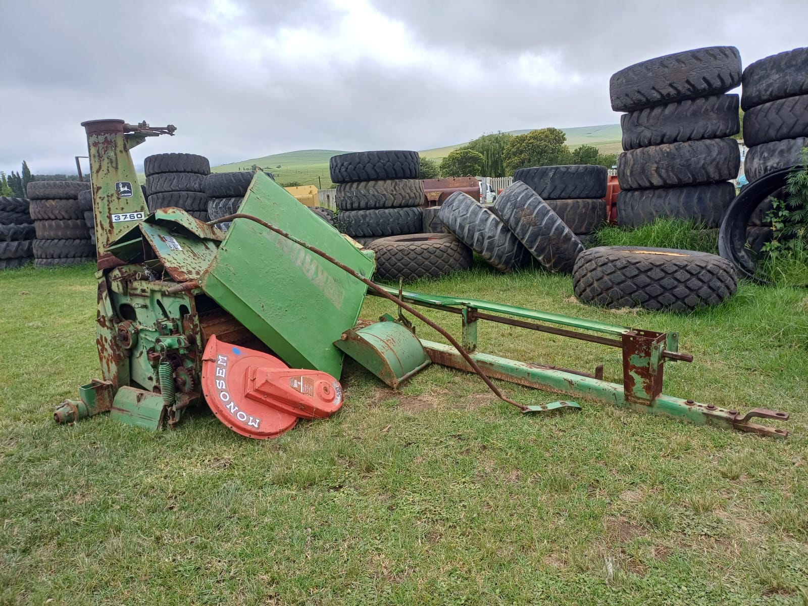 3x John Deere 3760 Forage Harvesters for Spares - Image 5