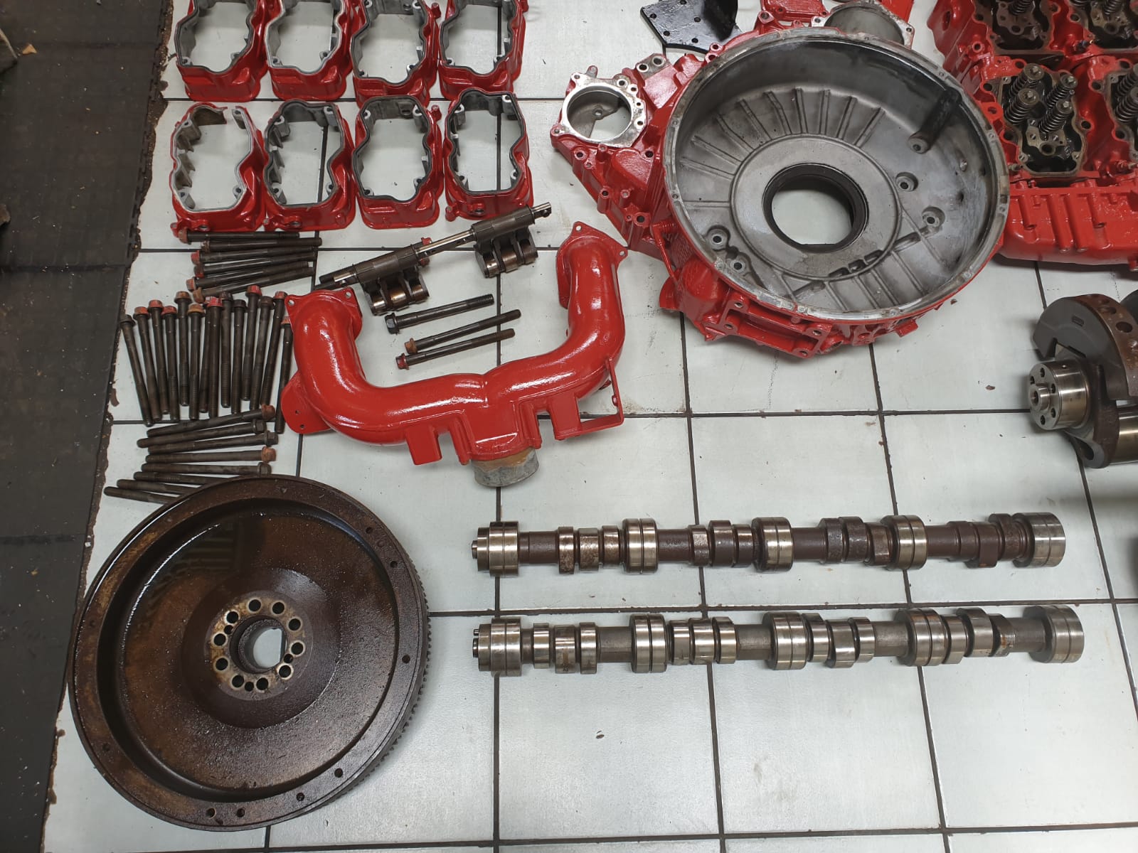 Scania R500/480 Truck DC16 V8 Engine Stripping For Spares - Image 5