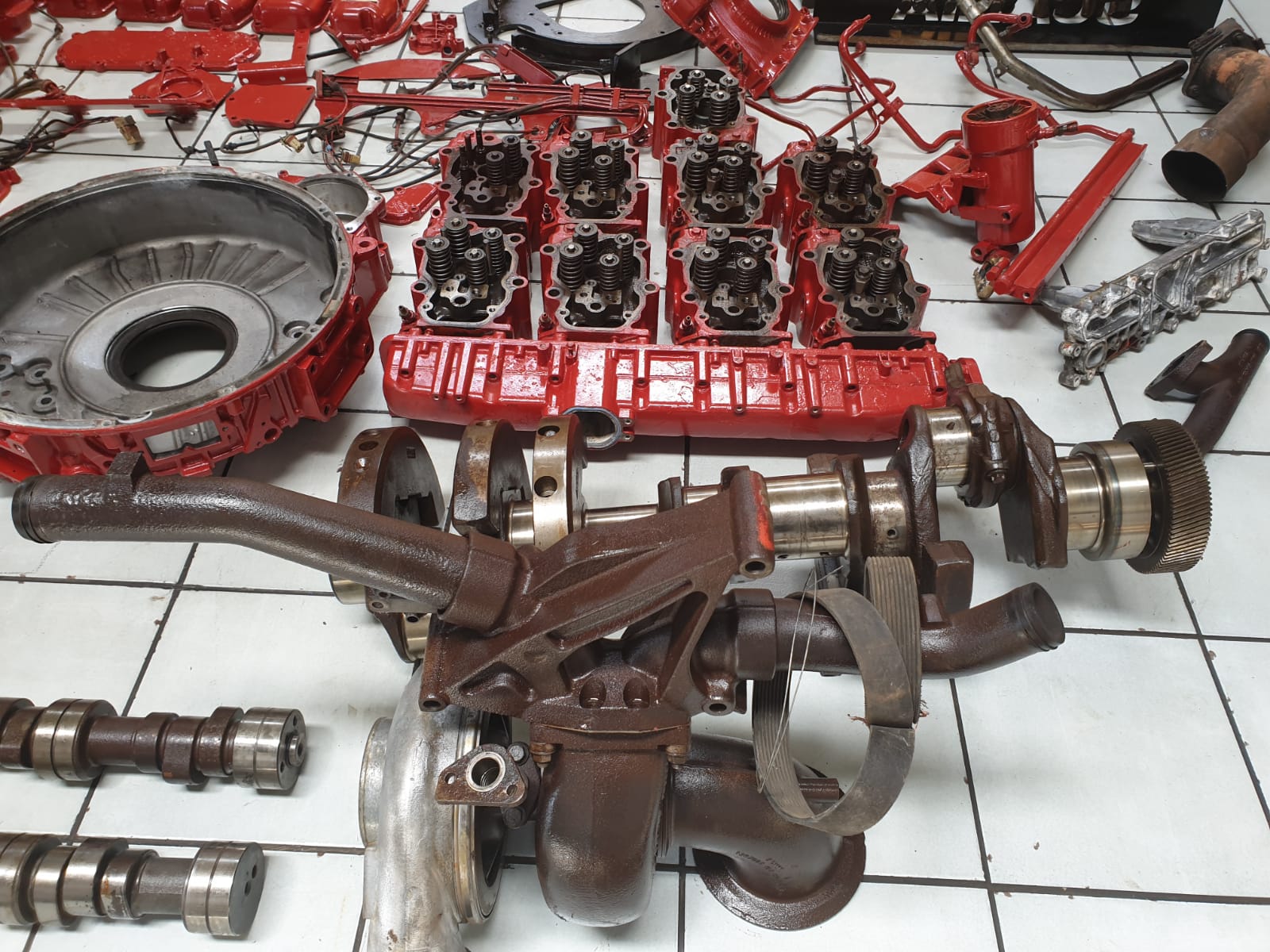 Scania R500/480 Truck DC16 V8 Engine Stripping For Spares - Image 7