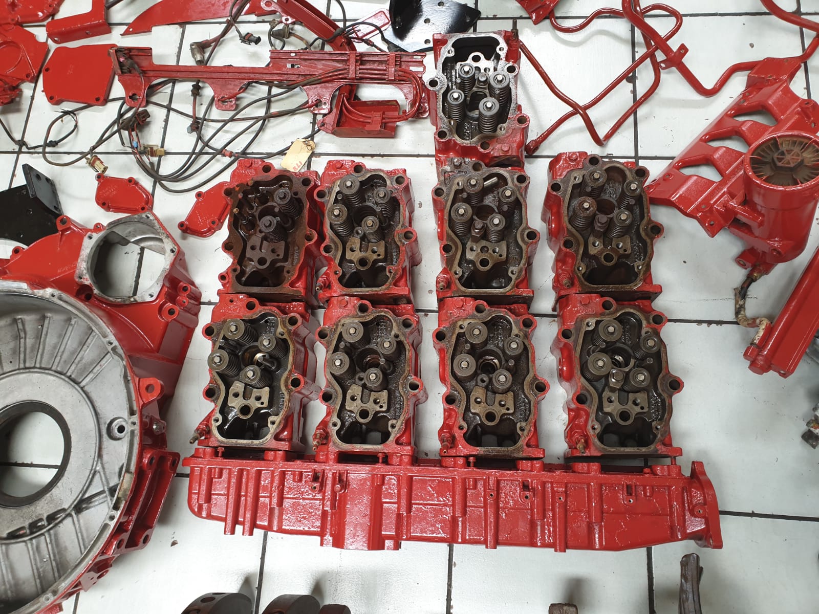 Scania R500/480 Truck DC16 V8 Engine Stripping For Spares - Image 8