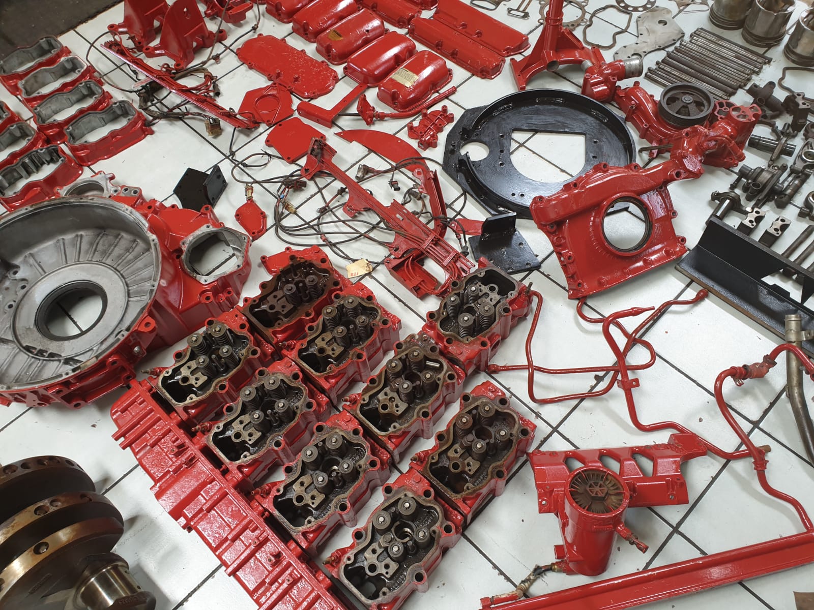 Scania R500/480 Truck DC16 V8 Engine Stripping For Spares - Image 10