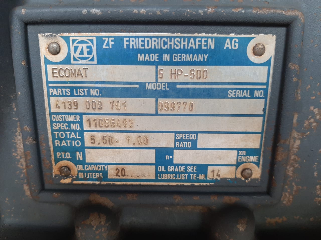 ZF Ecomat 5HP-500 Transmission - Image 6