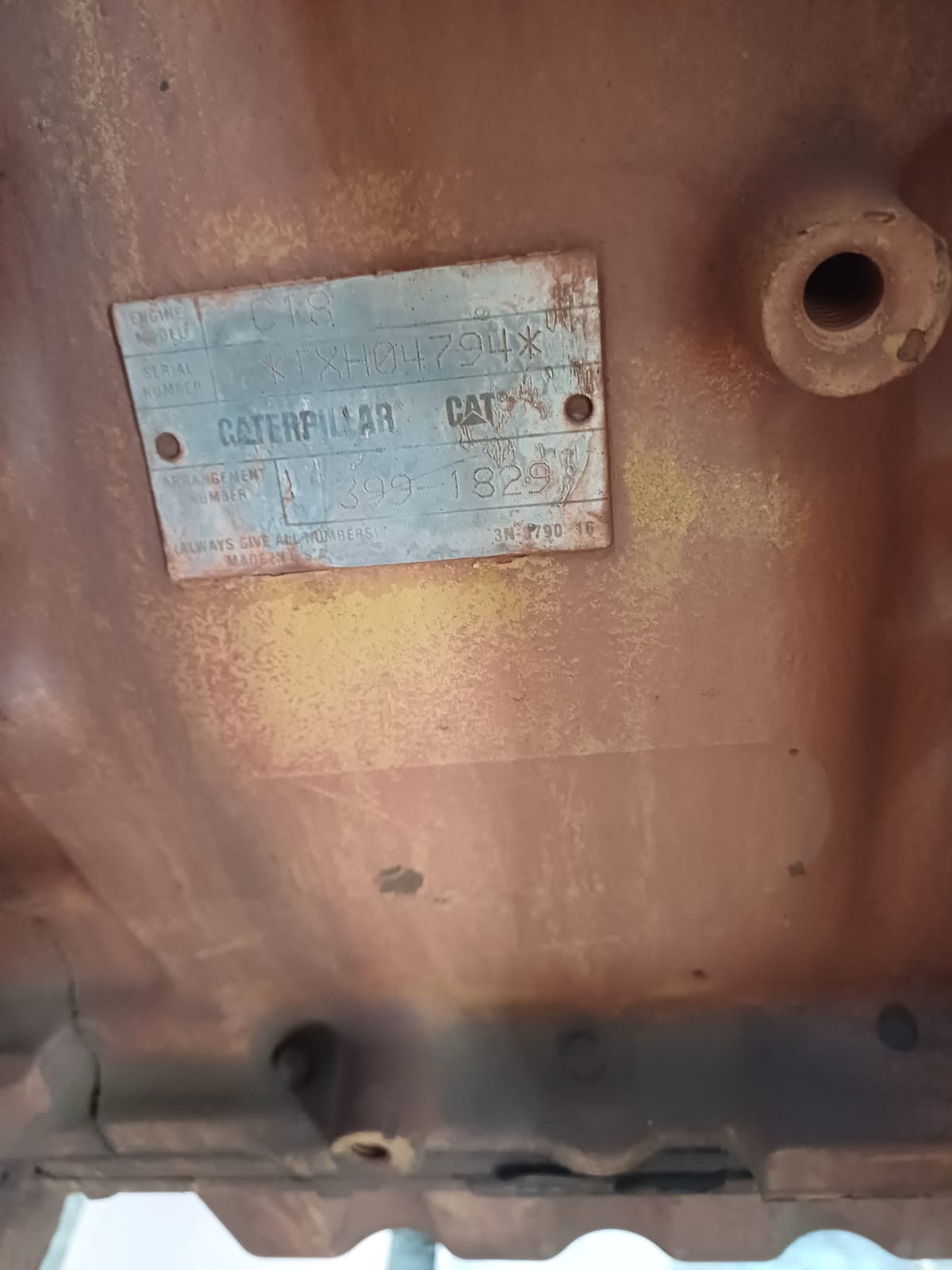 Caterpillar C18 Acert Engine Stripped Complete - Image 9