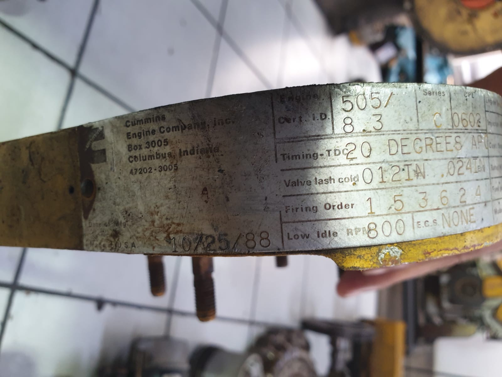 Cummins 6CT 8.3 Engine Stripped - Image 11