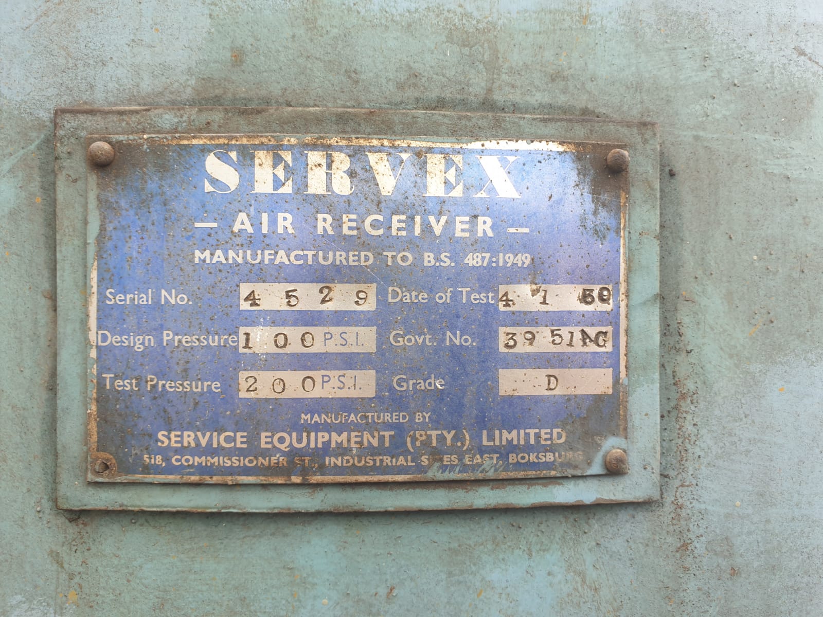 Air Receiver Tank 4000L - Image 3