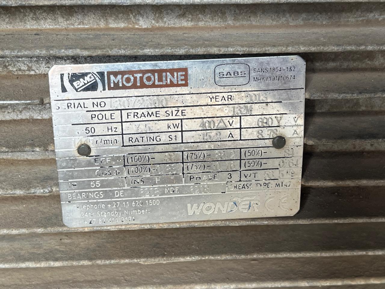 BMG Motoline Electric Motor 7.5kW - Image 5