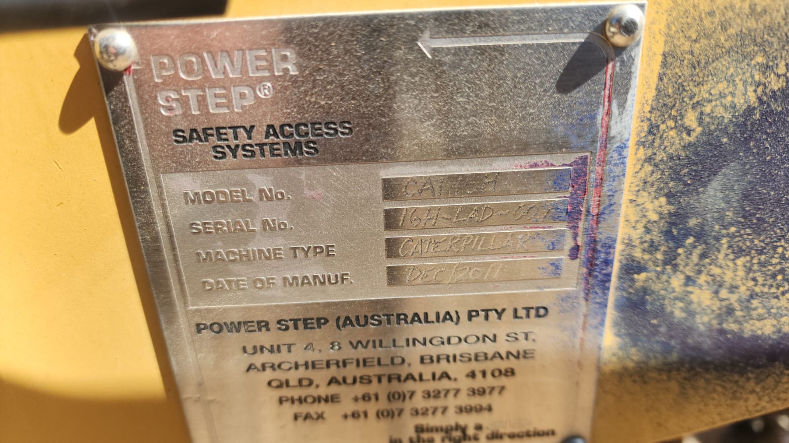 Power Step for Caterpillar 16H Grader - Image 2