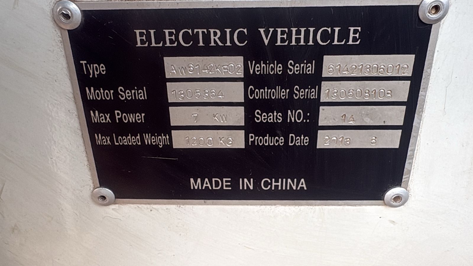 2013 Electric Shuttle Bus 14 Seater - Image 18