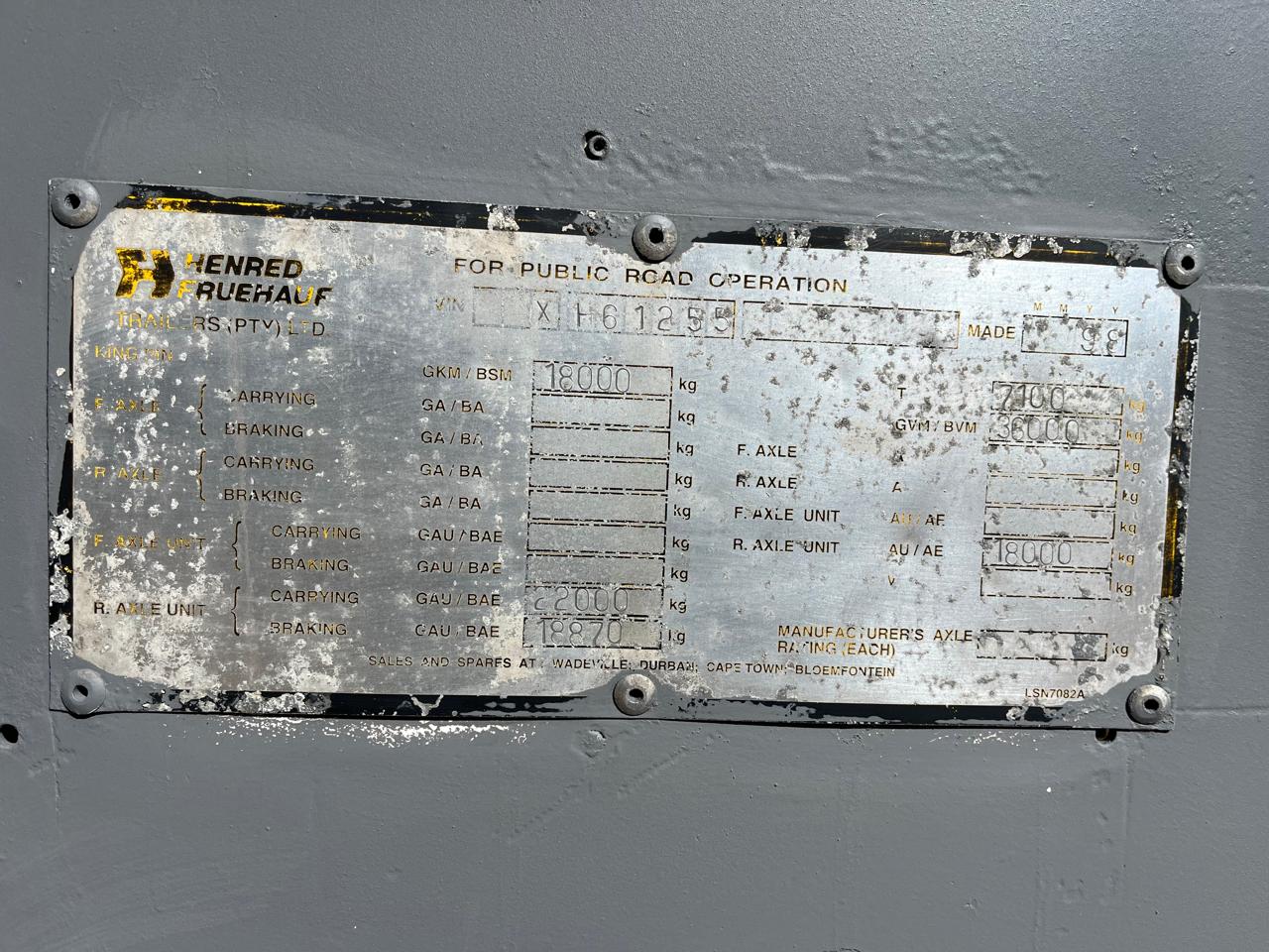 Drawbar Water Tanker 30 000 L - Image 4