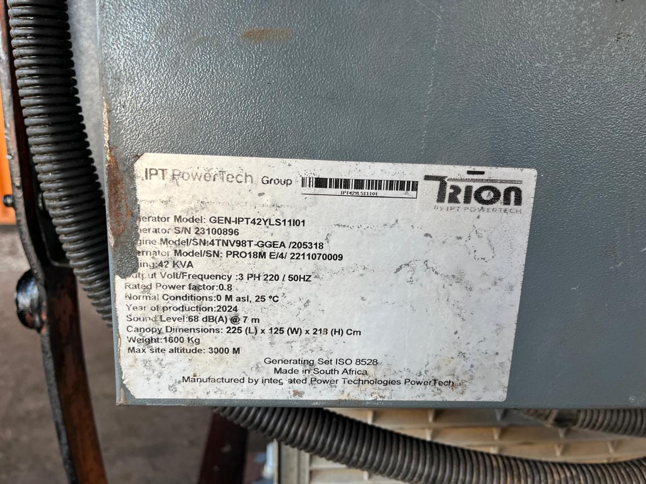 2022 Yanmar Generator Unit 50 kVA - Image 14