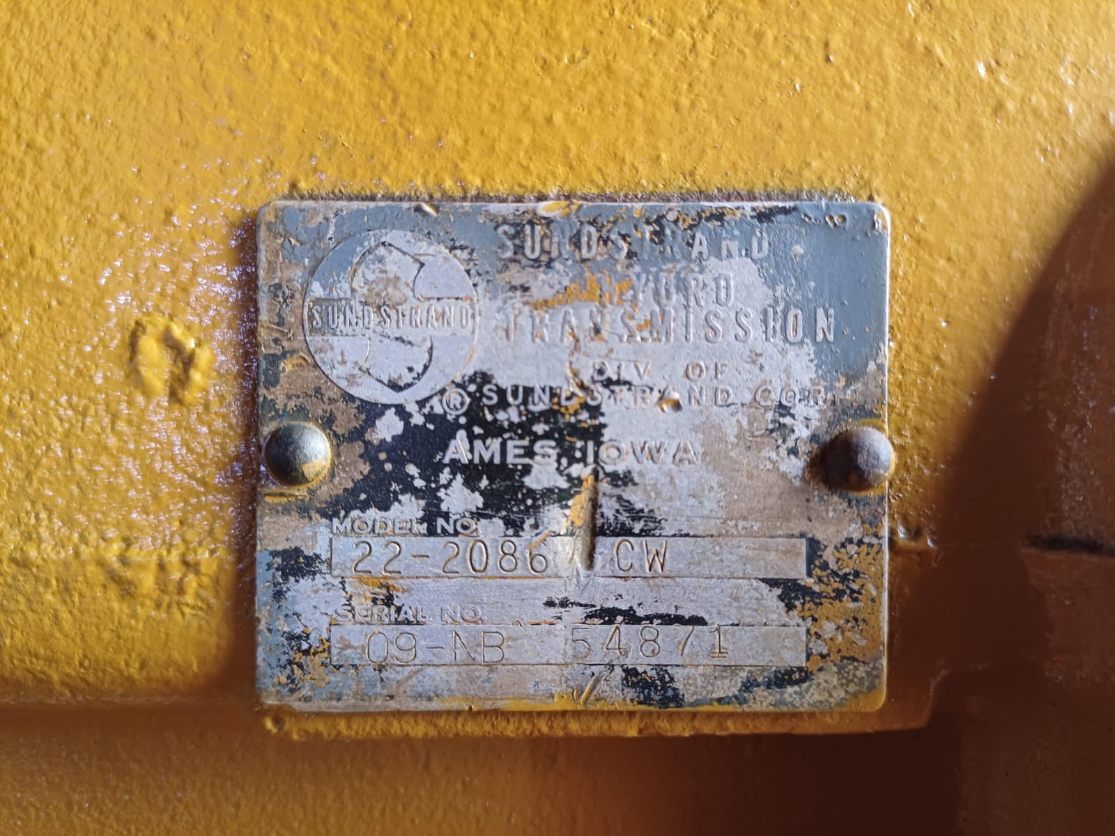 Sundstrand Variable Displacement Axial Piston Pump Drive - Image 16