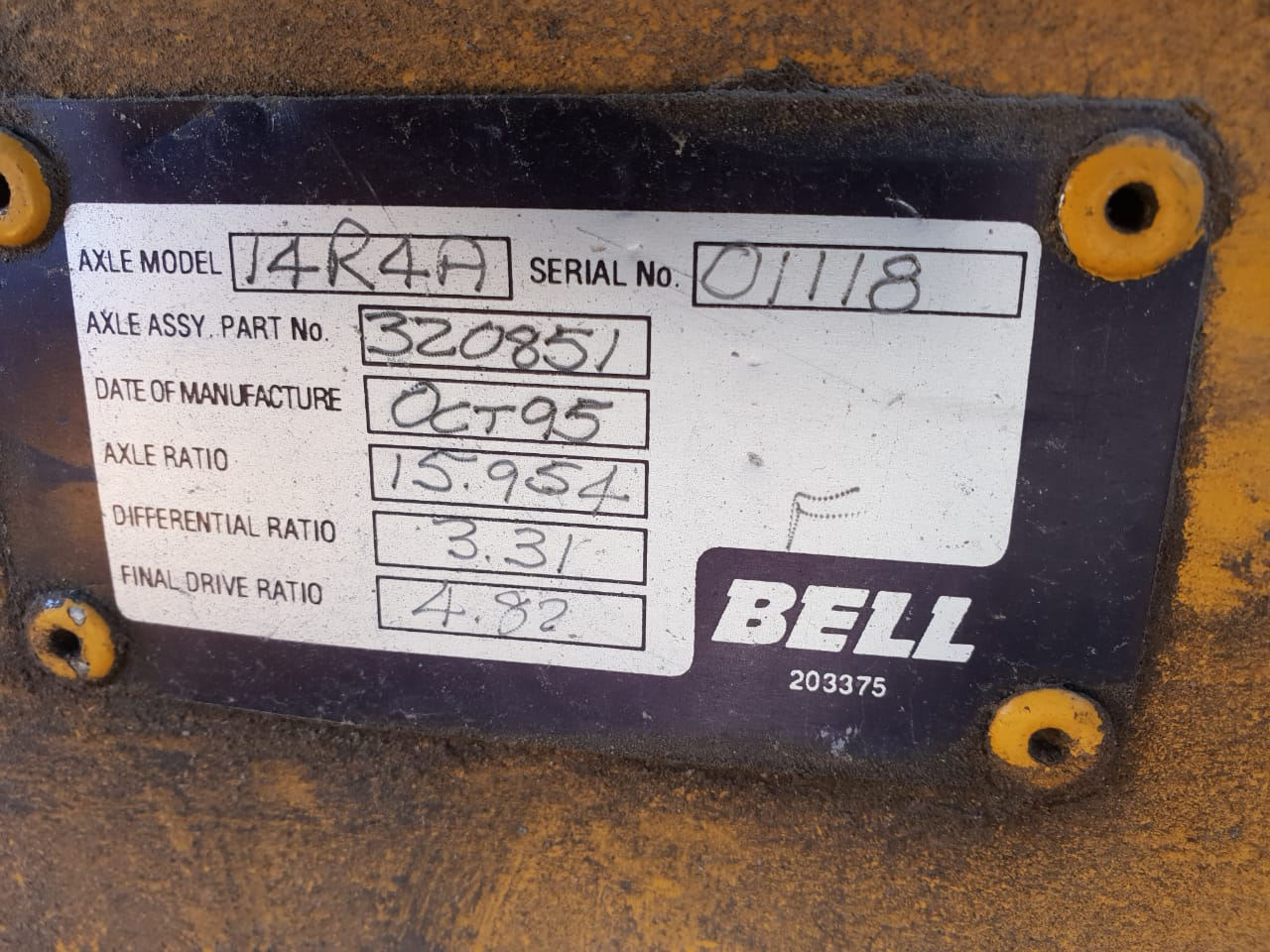 Front Differential Axle 14R4A - Image 2