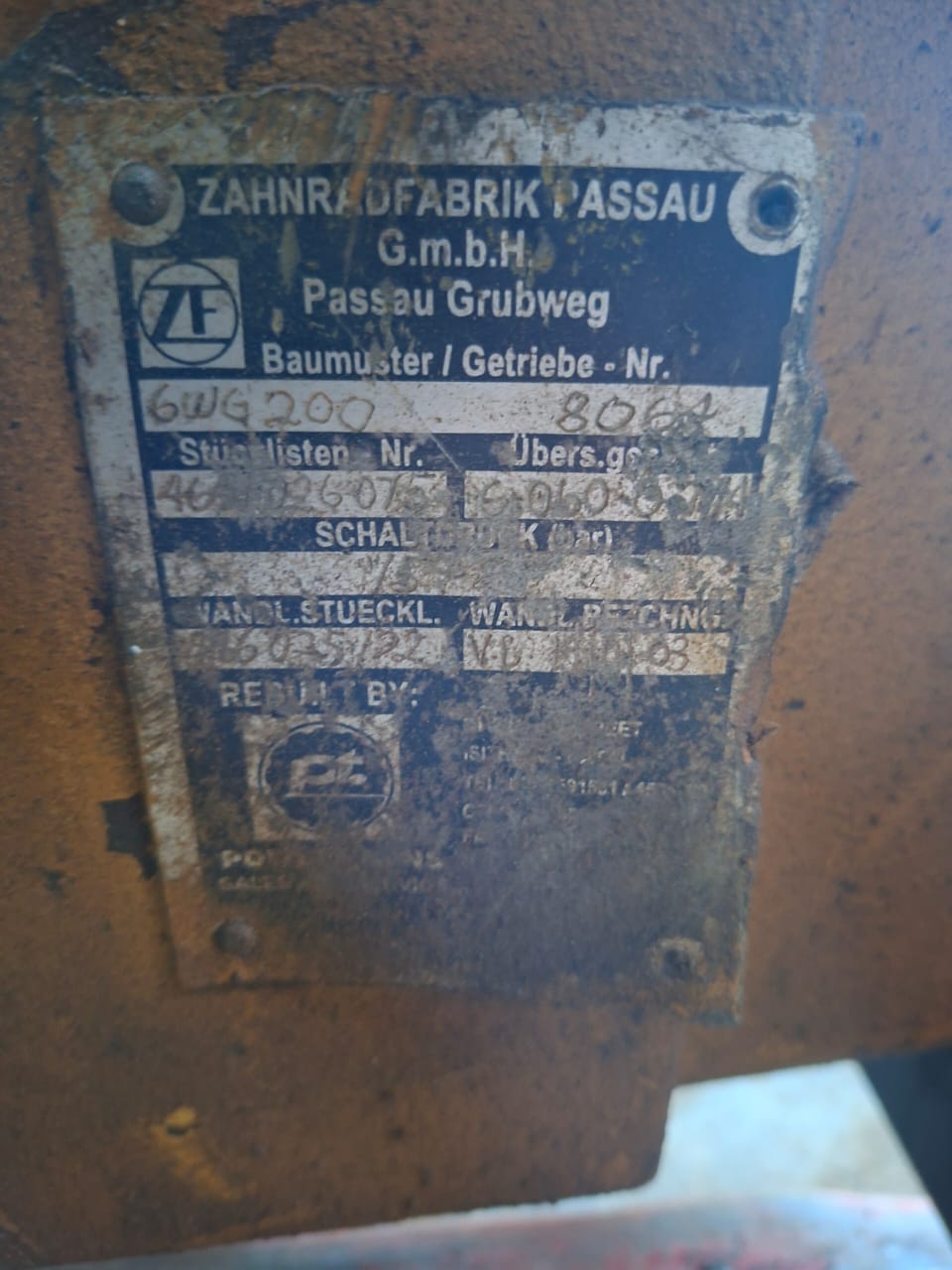 ZF 6WG200 Transmission for Spares - Image 4