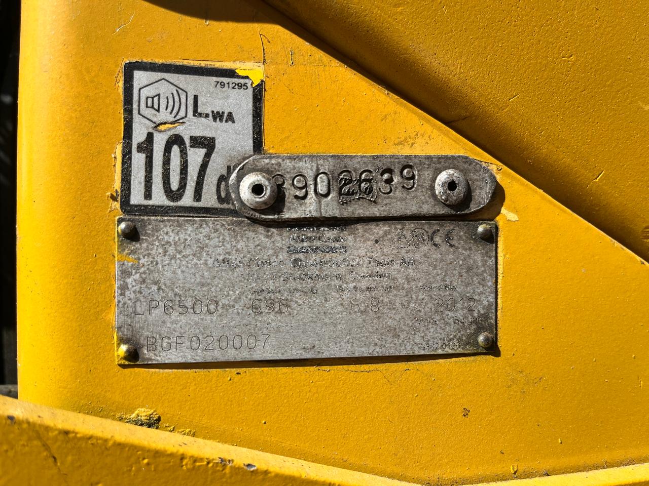 Dynapac Atlas Copco LP6500 Walk Behind Roller - Image 5