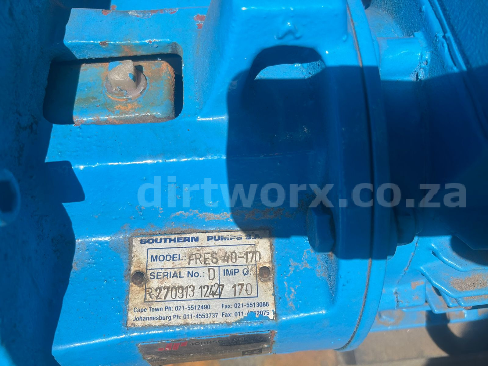 Johnson Centrifugal Electric Water Pump 4.6 kW - Image 5