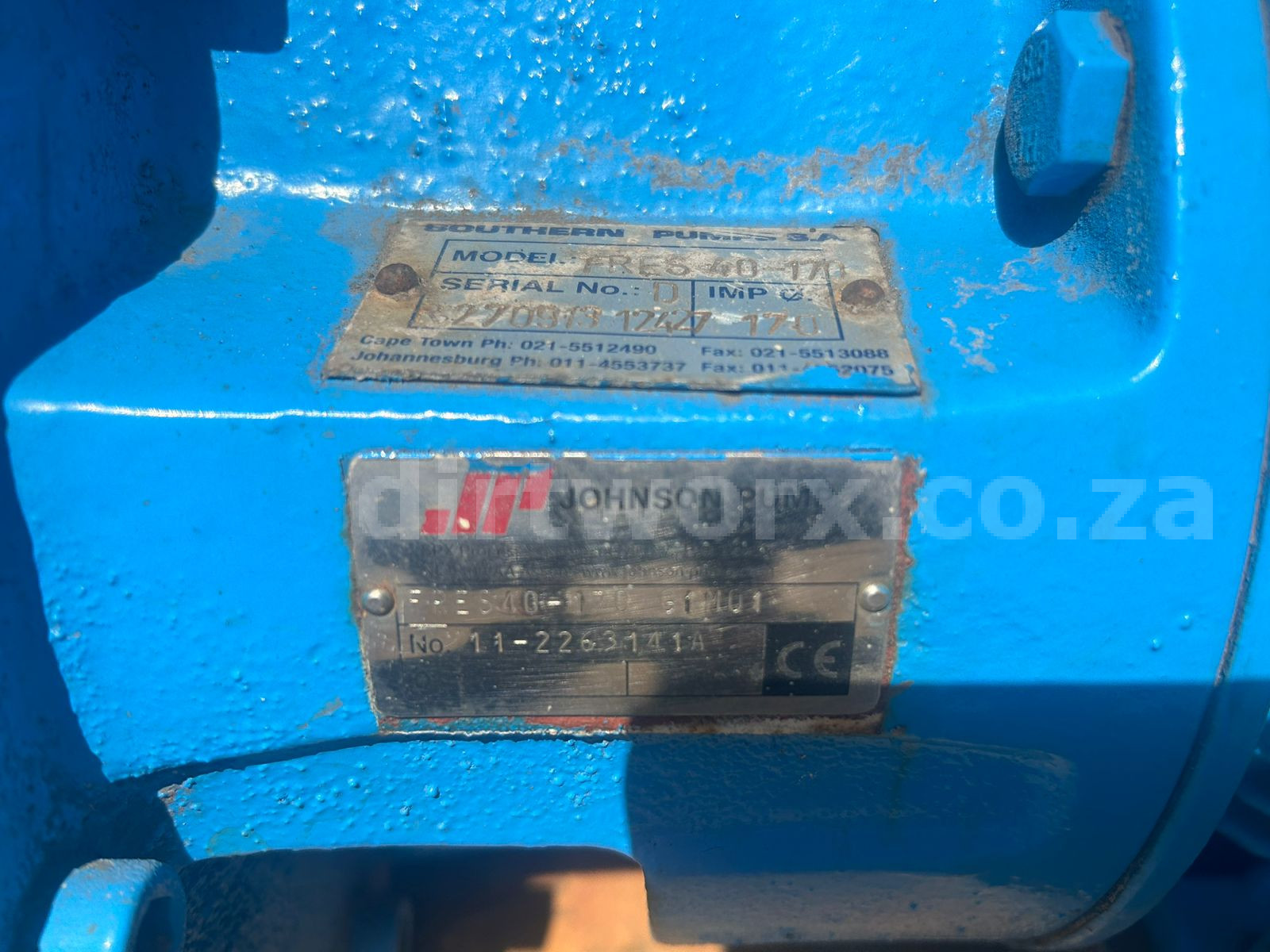 Johnson Centrifugal Electric Water Pump 4.6 kW - Image 6