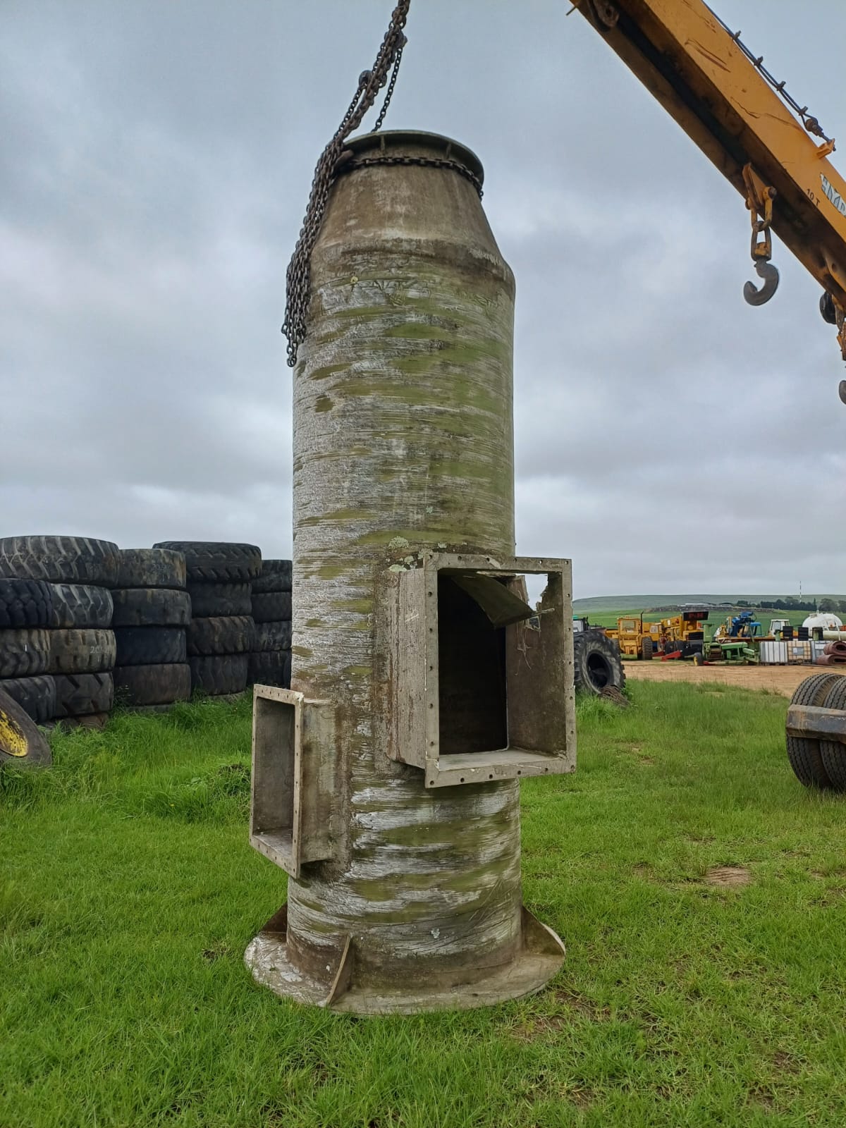 Fibreglass Reducing Pipe 100cm-61cm - Image 6