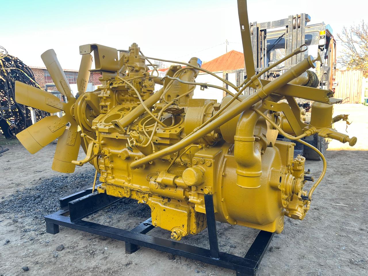 Caterpillar 3408 Engine with Torque Converter for Spares - Image 7