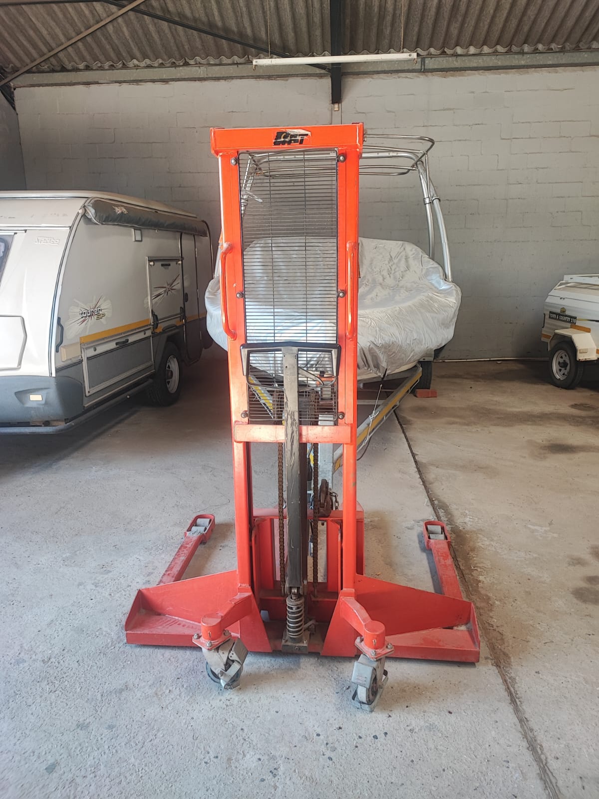 1 Ton Manual Pallet Jack Stacker - Image 5