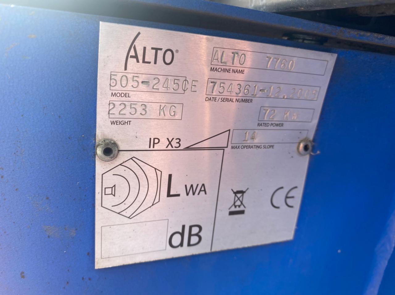 Alto American Lincoln 7760 Road Broom Sweeper - Image 8