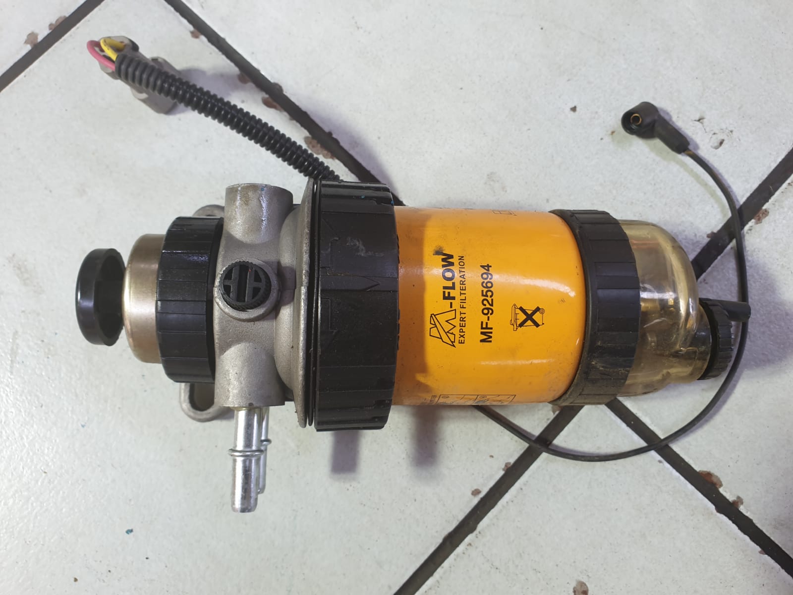 Excavator Fuel Water Separation With Hand Pump - Image 2