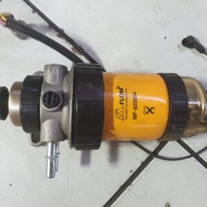 Excavator Fuel Water Separation With Hand Pump