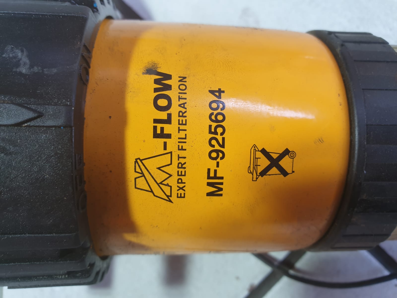 Excavator Fuel Water Separation With Hand Pump - Image 3