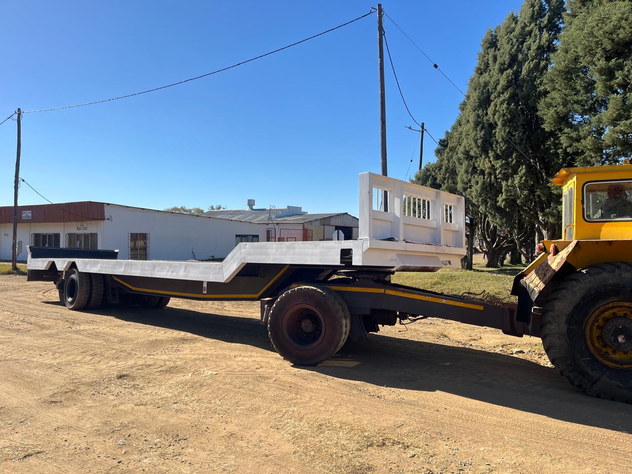 Stepdeck Lowbed Trailer with Dolly 65 Ton