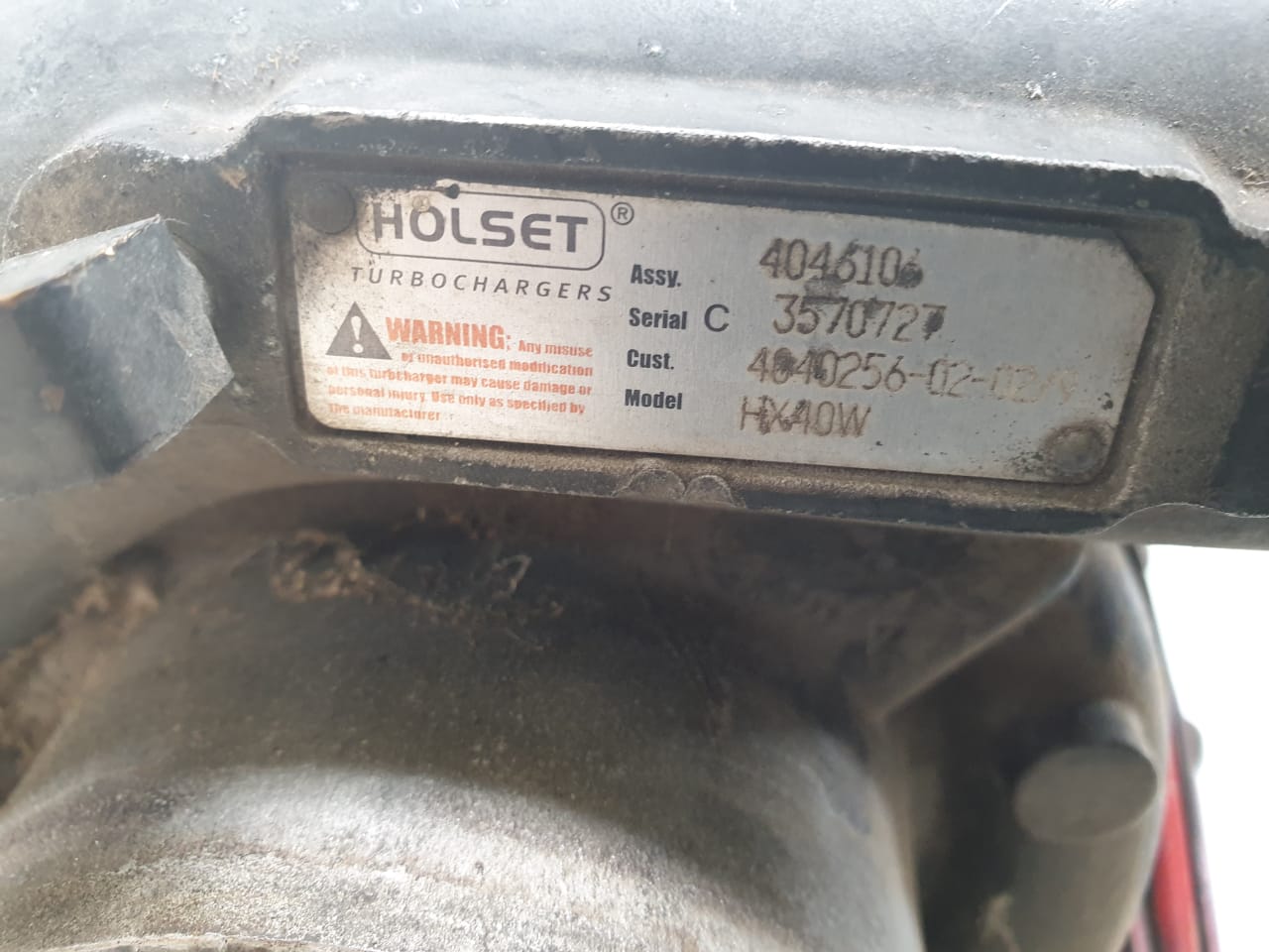Holset HX40W Turbocharger 4046106 - Image 2