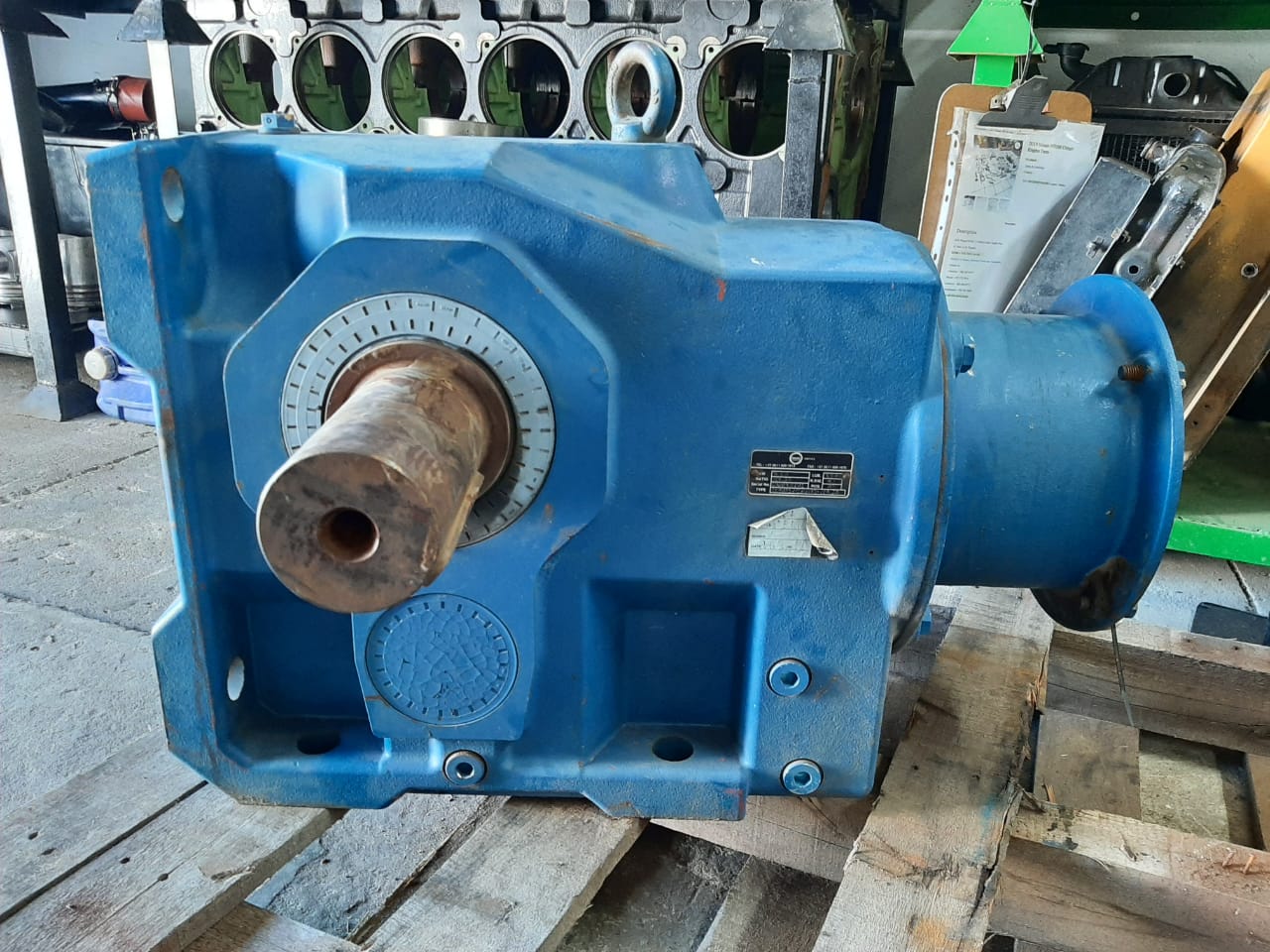 BMG Reduction Gear Reducer 5.5Kw Ratio 157.27:1
