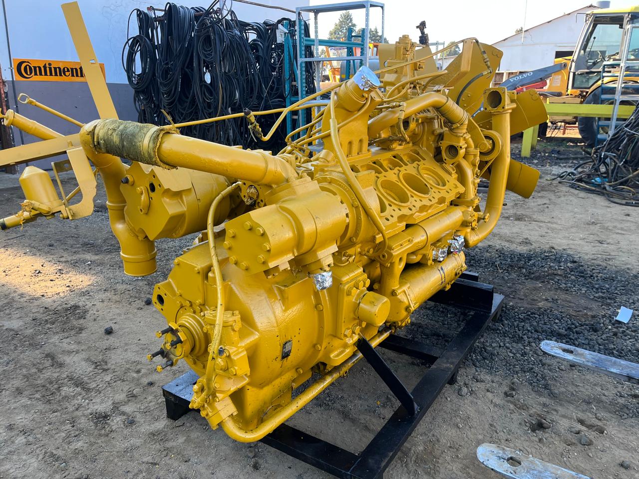 Caterpillar 3408 Engine with Torque Converter for Spares - Image 2