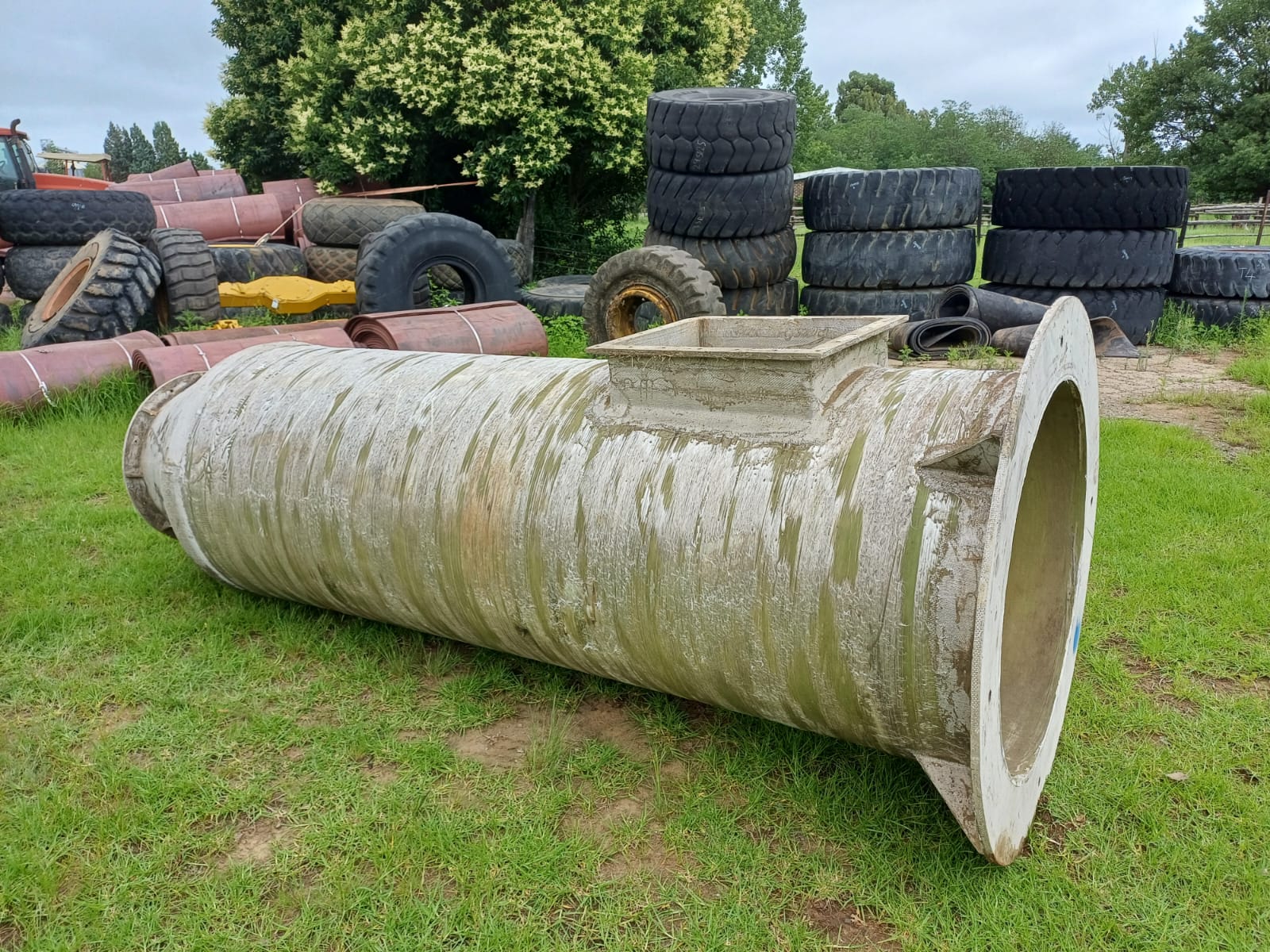 Fibreglass Reducing Pipe 100cm-61cm