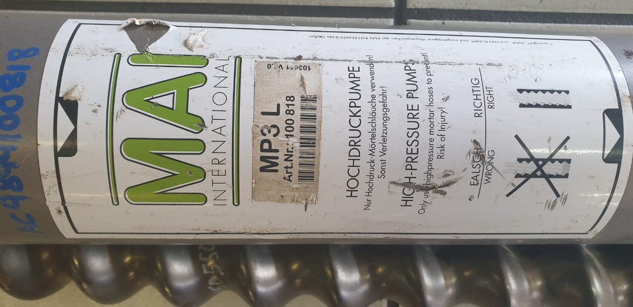 Mai International Grout Rotor Stator MP3L - Image 2