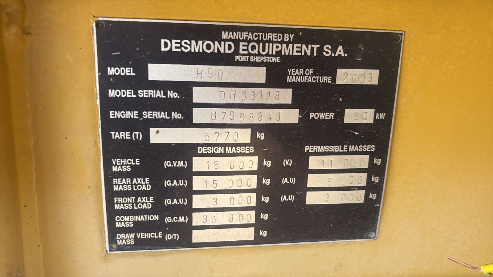 Dezzi H90 Haulage Tow Tractor 4×4 - Image 7