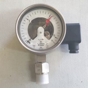 Wika 233.50.100 Pressure Gauge With Alarm Contacts