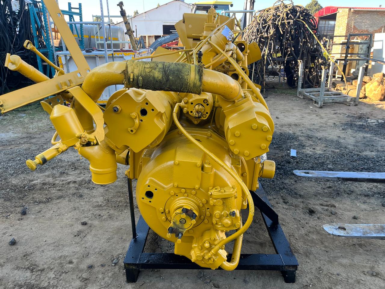 Caterpillar 3408 Engine with Torque Converter for Spares - Image 5