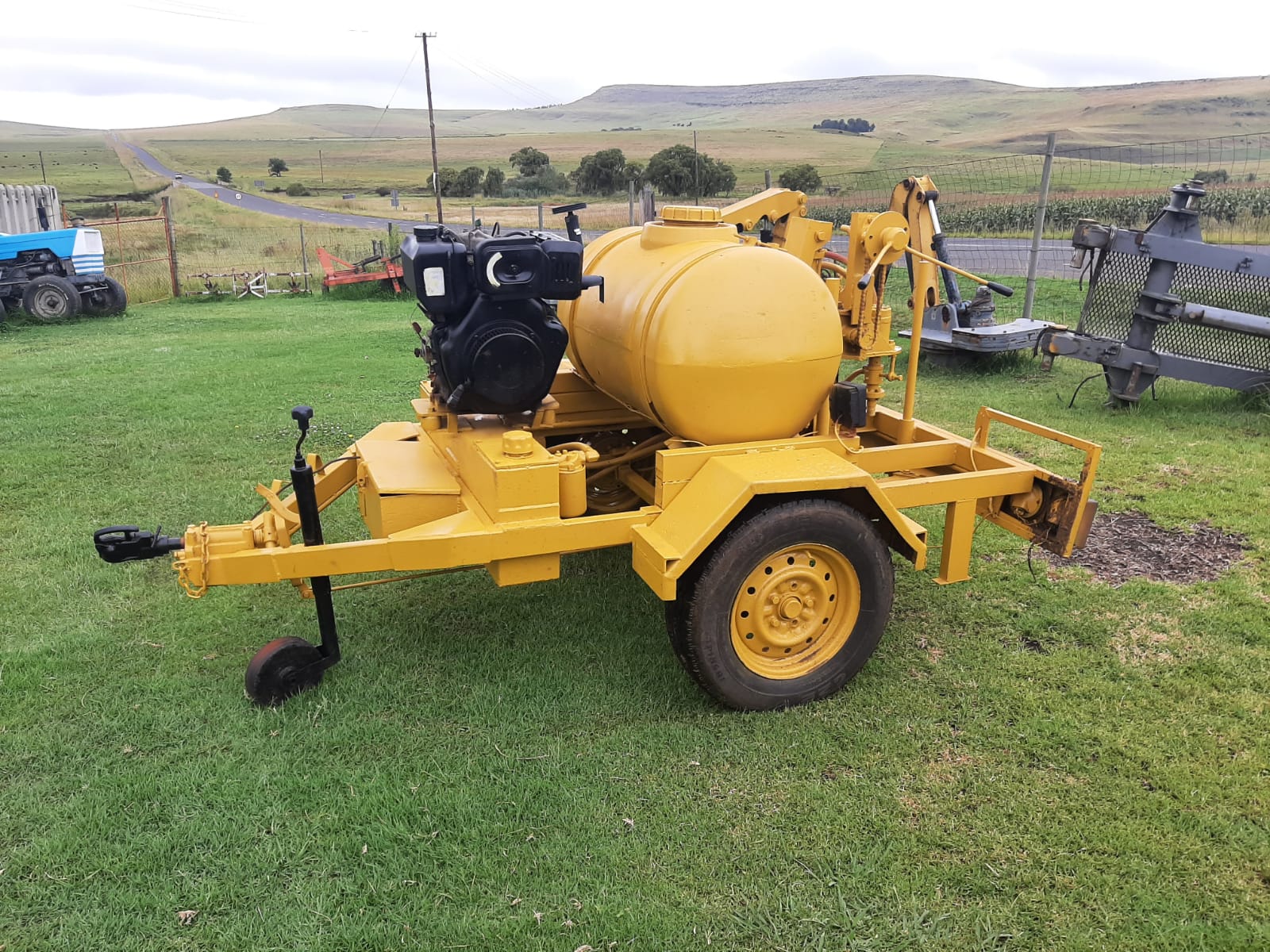 Core Drill On Trailer