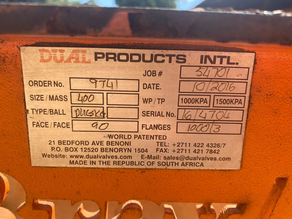 Manual Gate Valve Ø 40cm - Image 5