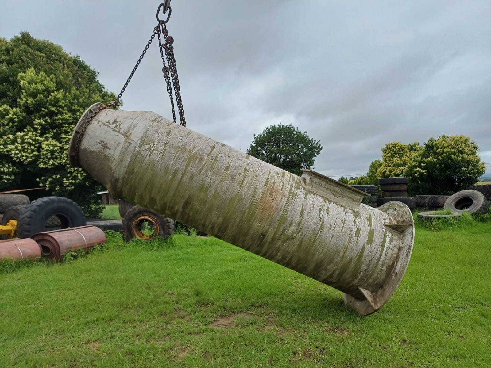 Fibreglass Reducing Pipe 100cm-61cm - Image 7