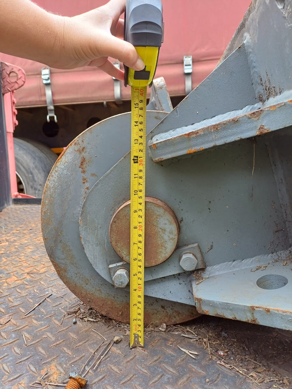 Single Flange Steel Wheel Caster with Fixed Bracket - Image 6