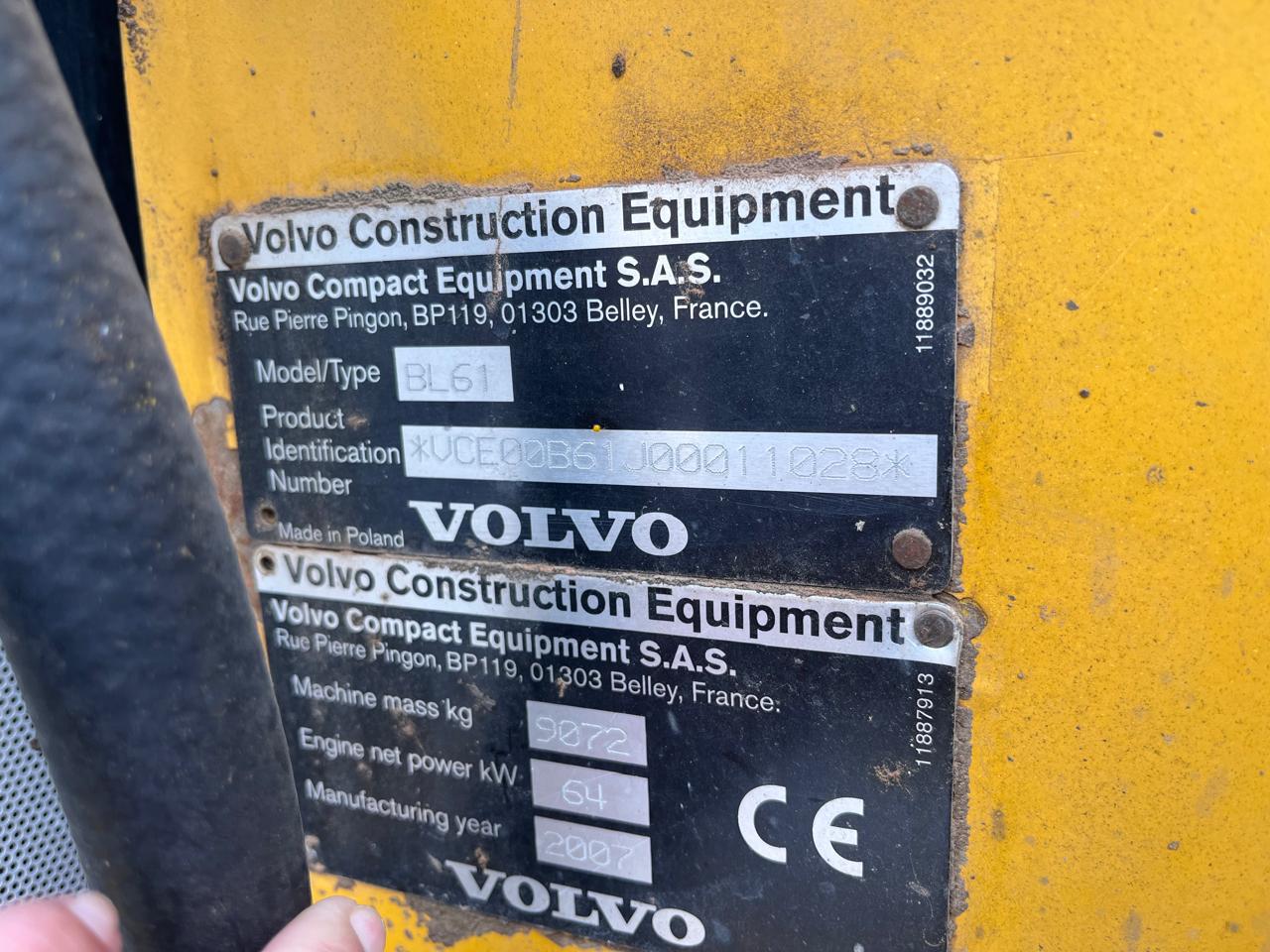 2007 Volvo BL61 TLB Stripping For Spares - Image 3