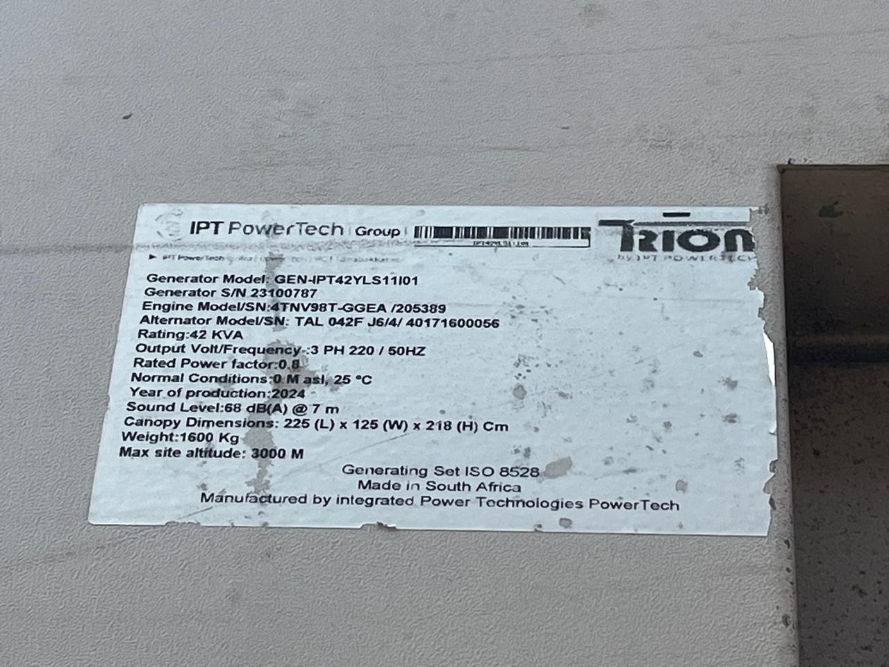 2024 Mobile Generator Genset 42kVA - Image 17