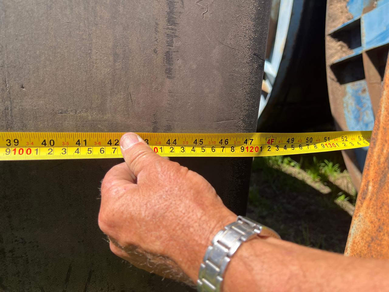 Conveyor Roll Steel Reinforced 1,2m x 20mm - Image 3